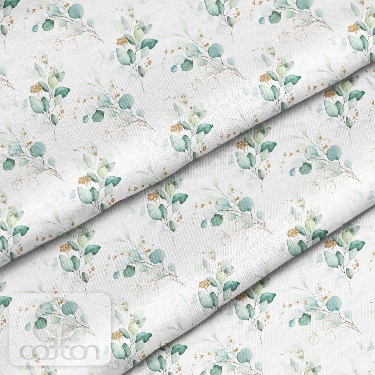 Fabric 100% cotton Poland "Golden branches", size 50X50 cm