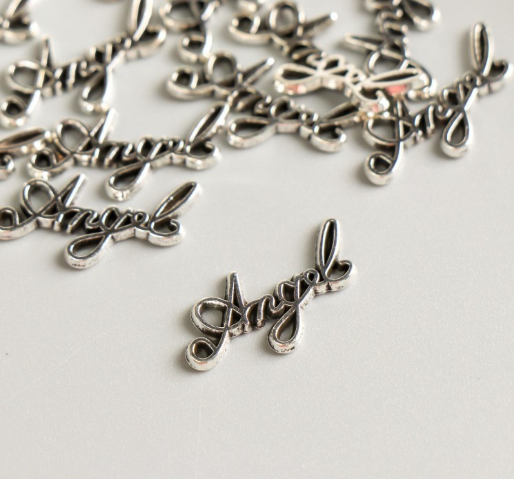 Silver pendant "Angel" size 1, 2x2 cm, 1 pc