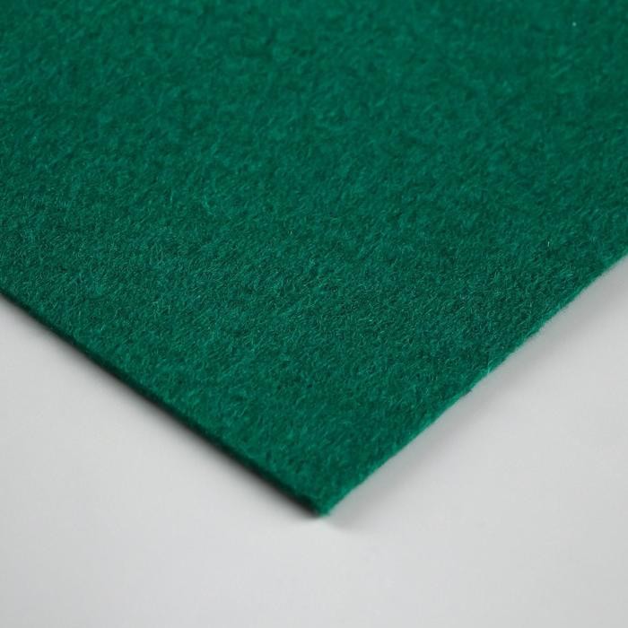 Decorative felt "Dark green", A4 size, thickness 1 mm, 1 pc