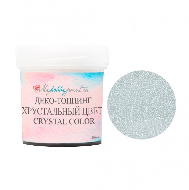 Deco-topping "Crystal" transparent