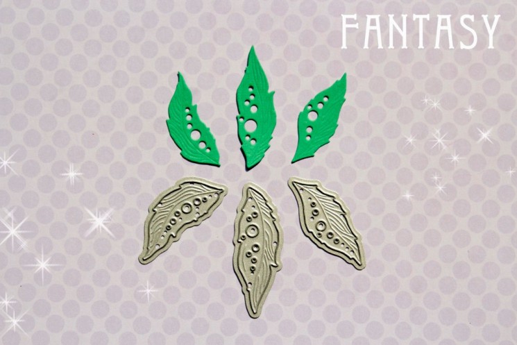 Knives for cutting Fantasy leaves " Foxtail "