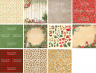 Set of double-sided paper for the Decor "Our warm Christmas", size 20x20 cm, 200 gr/m2