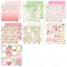 Polkadot "Blooming" double-sided paper set, 12 sheets, size 30. 5X30. 5 cm, 190 gr/m2