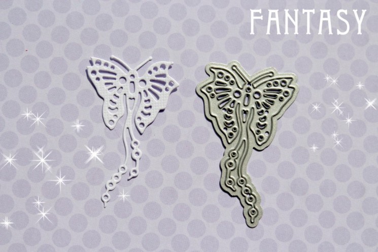 Knife for cutting Fantasy mini butterfly "Butterfly", size 3, 3X5 cm