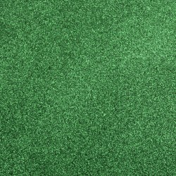 Фетр декоративный глиттером "Зеленый", размер 27х35, толщина 1,5 мм, 1 шт