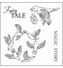 A set of Scrapberry's stamps "A fairy tale about fairies. Magic Story (ENG)", size 10.5X10.5 cm