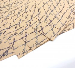 One-sided sheet of craft paper 