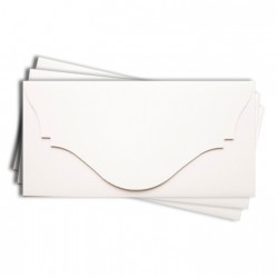 The base for the gift envelope No. 4, Color white matte, 1 piece, size 16. 5x8. 3 cm, 245 gr