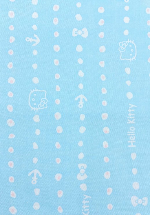 A piece of "Hello Kitty" fabric, cotton, size 50X75 cm