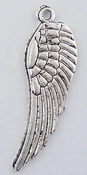 Suspension "Wing" silver, 1X2. 5 cm, 1 piece