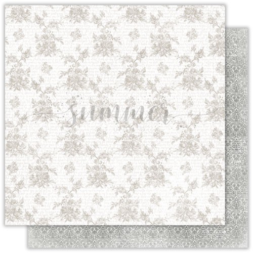 Double-sided sheet of paper Summer Studio Shabby Weddind "Classics" size 30.5*30.5 cm, 190gr