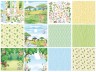 A set of double-sided paper for the Decor "Safari for kids", 10 sheets, size 20x20 cm, 200 gr/m2