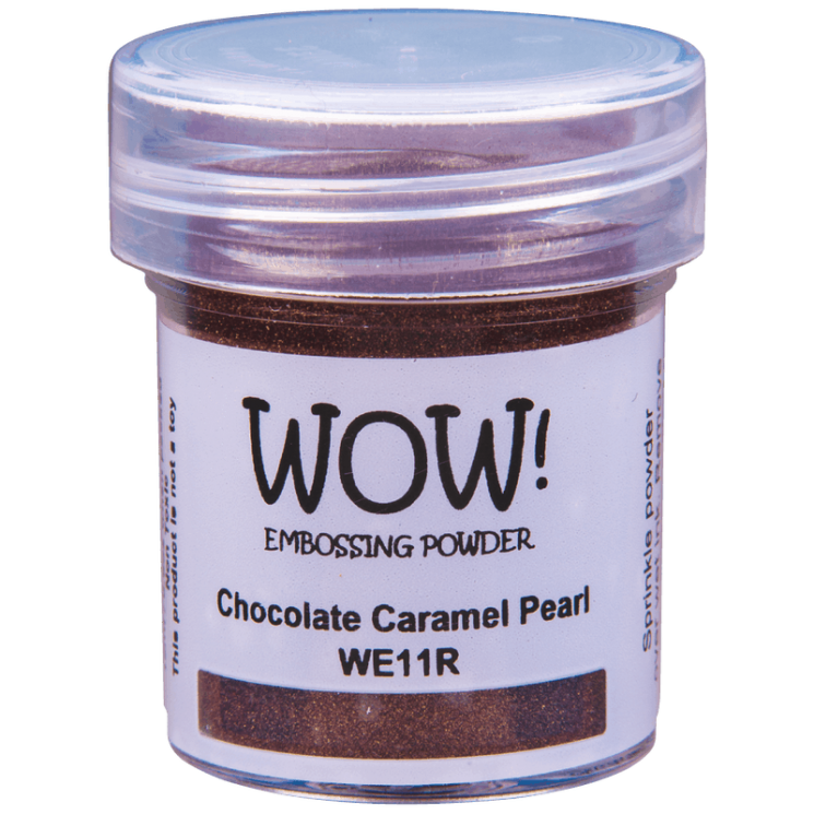 Powder for embossing WOW! "Chocolate Caramel Pearl-Regular", 15 ml