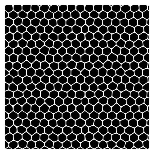 Scrapberry's "Honeycomb" stencil, size 15. 2x15. 2 cm, thickness 0.15 mm