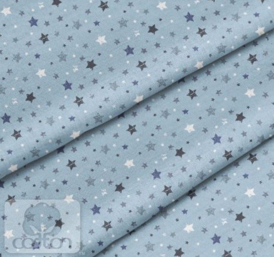 Fabric 100% cotton Poland "Starry night", size 50X50 cm