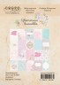 CraftPaper "Flower embroidery" card set size 7. 5x10cm, 20 cards in a set