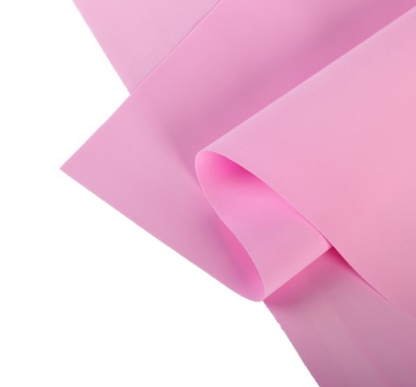 Foamiran Iranian "Dark pink", size 60x70 cm, thickness 1 mm
