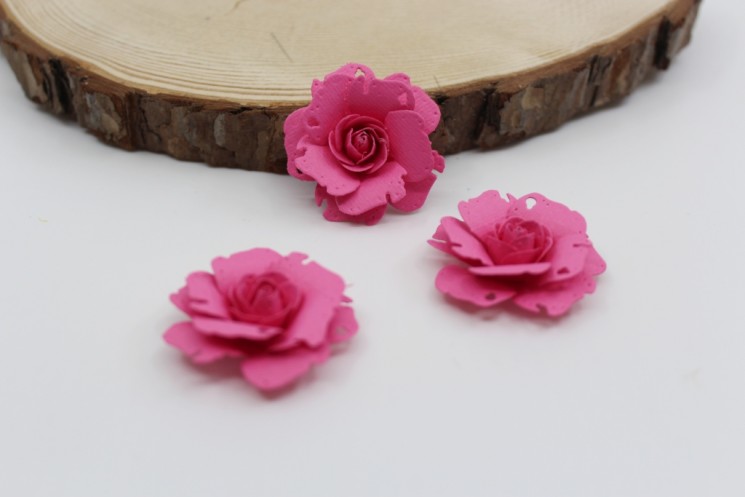 Rose "Pink" size 3.5 cm 1 piece
