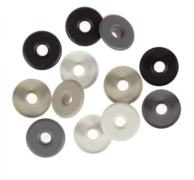 Set of grommets We R Memory Keepers "Gray", size 5 mm