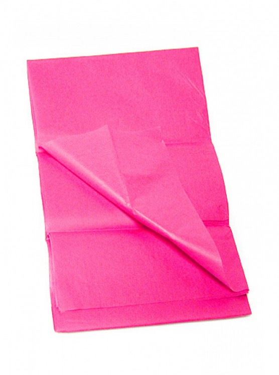 Paper "Tishyu" size 50x50 cm, color pink, 1 sheet