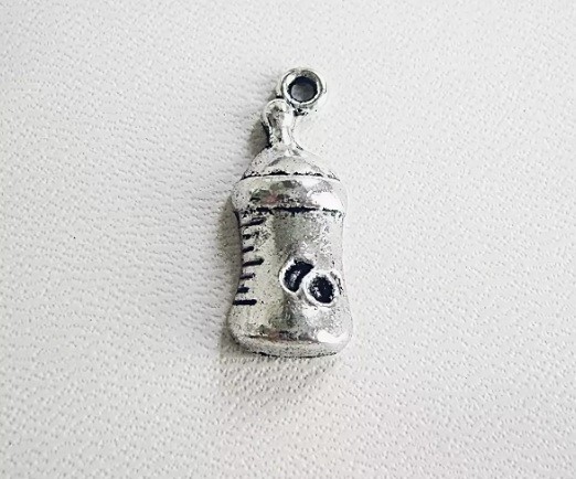 Silver "Bottle" pendant, size 2. 4x0. 9 cm, 1 pc