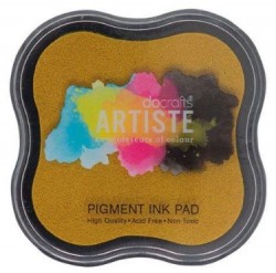 Pigmented stamp pad 