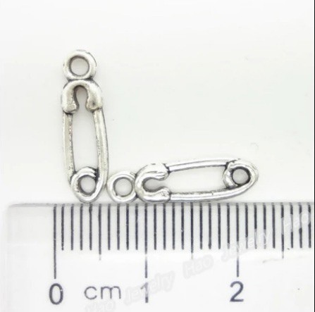 Pendant " Pin " silver, size 1. 7x0. 5cm, 1 piece 