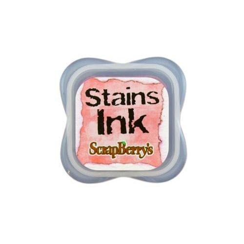 Scrapberry's "Stains" stamp cushion, red