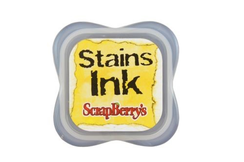 Scrapberry's "Stains" stamp pad, yellow