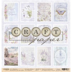 One-sided sheet of paper CraftPaper Provence 