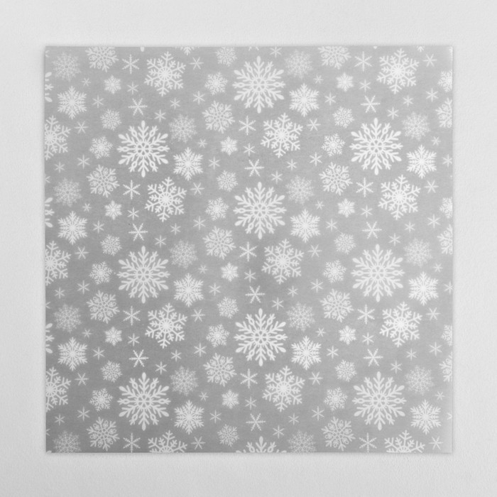 Tracing paper for scrapbooking "Snowflake", size 30. 5X30. 5 cm, 1 pc