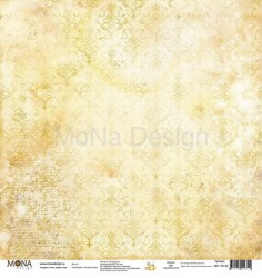 Односторонний лист бумаги MonaDesign Уютная пора "Лист 9" размер 30,5х30,5 см, 190 гр/м2