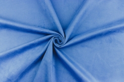 Замша двусторонняя "Голубая", размер 33х70 см 