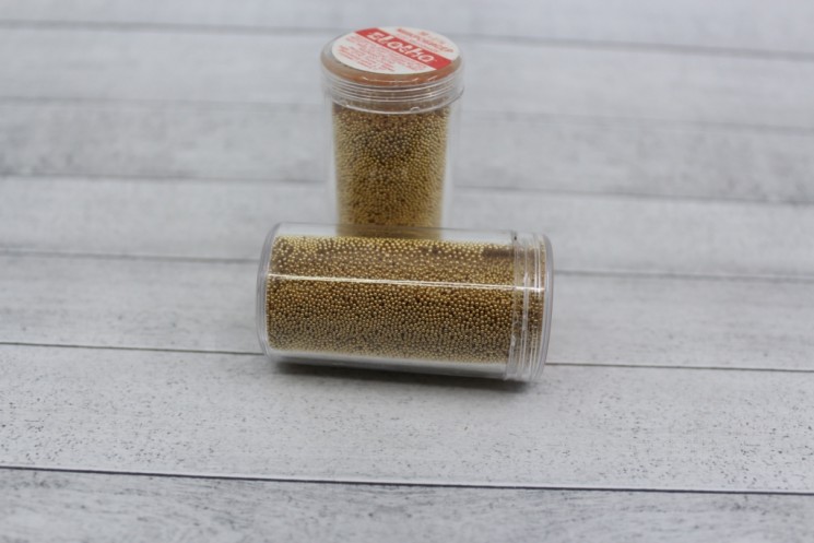 Microbiser "Light gold No. 03" size 0,6-0,8 mm 30 gr