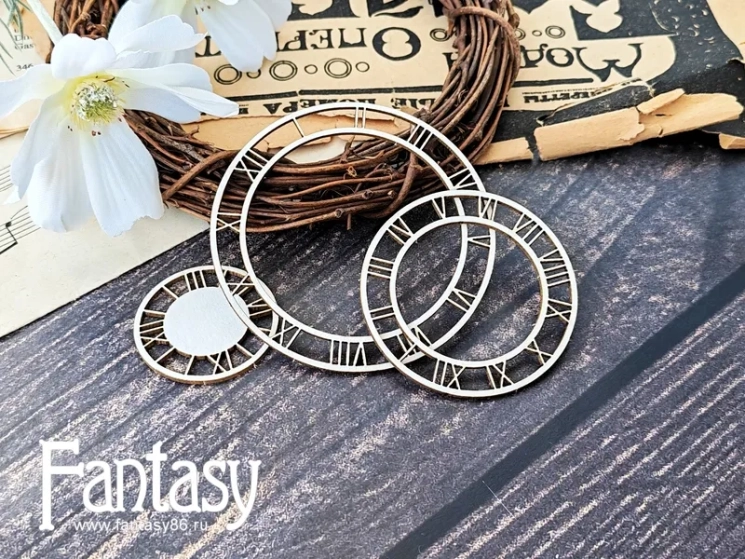 Чипборд Fantasy "Часы 3828"