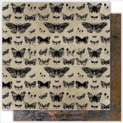 Двусторонний лист бумаги Summer Studio Dreamland "Butterfly" размер 30,5*30,5см, 190гр