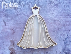 Шейкер Fantasy «Платье невесты 100» размер 11,5*13 см