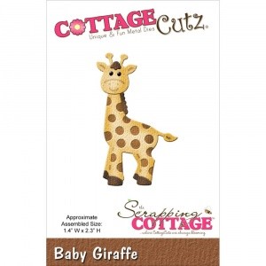 Cutting knife CottageCutz "Baby Giraffe" size 3. 5x3. 5 cm