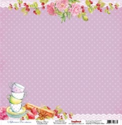 One-sided sheet of paper Scrapberry's Afternoon tea 