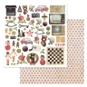 Двусторонний набор бумаги 30,5х30,5 см "СССР", 12 листов, 180 гр  (ScrapMania)