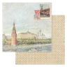 Двусторонний набор бумаги 30,5х30,5 см "СССР", 12 листов, 180 гр  (ScrapMania)