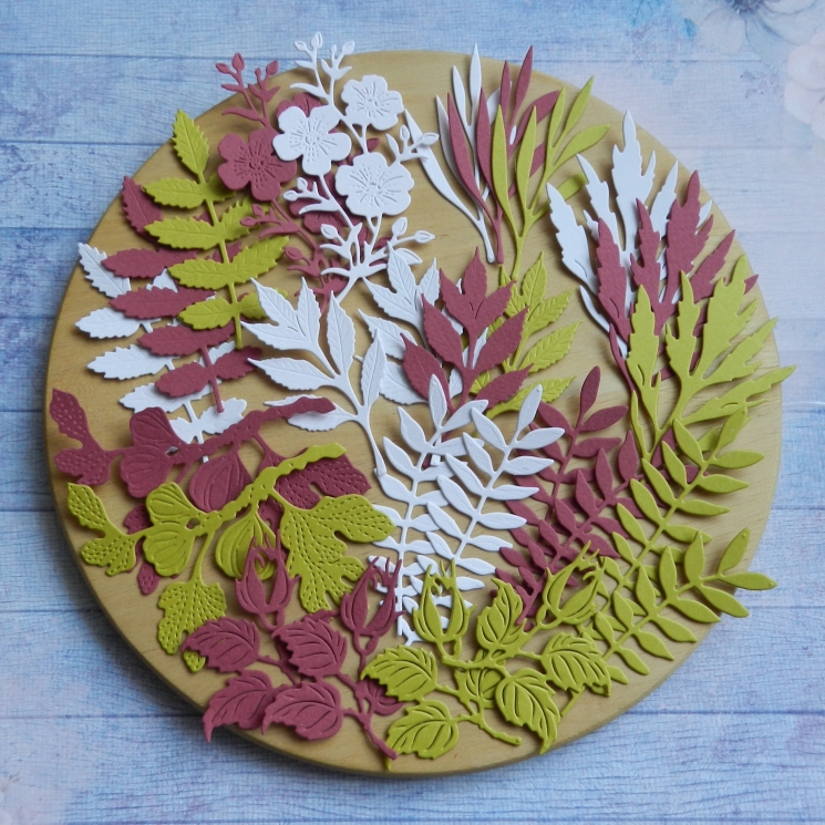 Вырубка набор 27эл. бумага кардсток 290 гр.