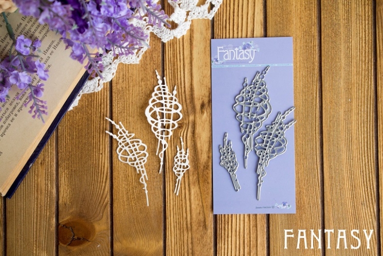 Ножи для вырубки Fantasy  "Салют", размер от 4,3*1,2 см до 7,5*2,7 см 