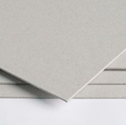 Лист серого переплетного картона, размер 20х20 см, толщина 1,2 мм