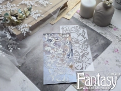 Трафарет Fantasy "Винтажная Патина 27", толщина пластика 0,5 мм, размер 10*20 см