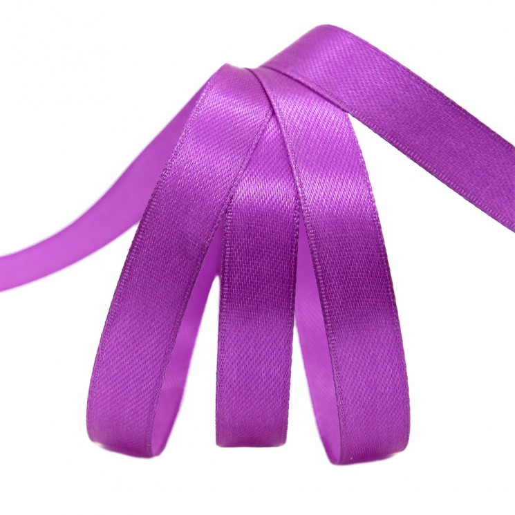Satin ribbon "Lilac", width 0.6 cm, length 5.6 m