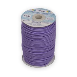 Эластичный шнур (резинка), фиолетовый, ширина 3 мм, длина 1 м