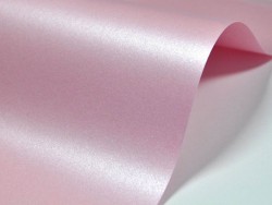 Дизайнерская бумага Розовый перламутр, А4, плотность 290 гр/м2