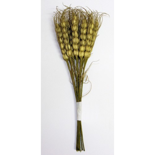 Decorative bouquet of Needlework "Wheat spikelets", 6 pcs, length 25 cm