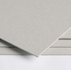 Лист серого переплетного картона, размер 25х25 см, толщина 1,2 мм